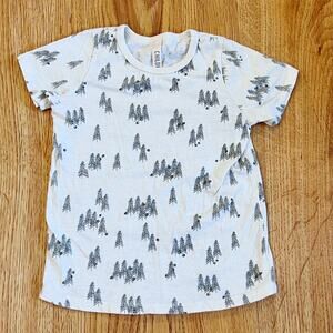 Childhoods Trees On Natural Basic Tee